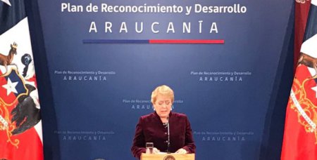 Bachelet anuncia plan integral para La Araucanía y pide perdón "por los errores y horrores" del Estado