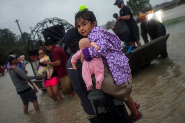 <p>El destructor paso de "Harvey" por el estado de Texas</p>