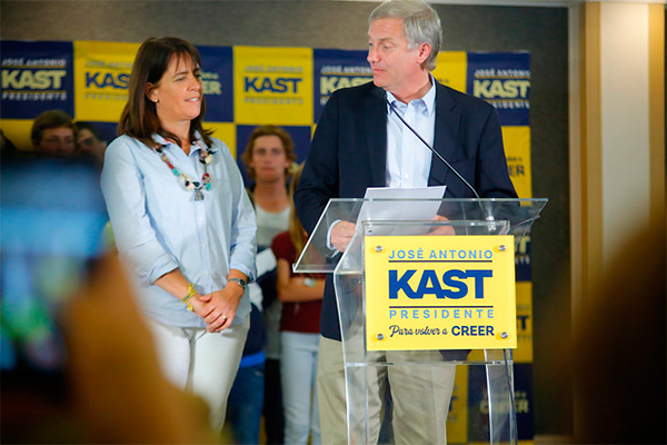 <p>Kast compromete apoyo a Piñera: "Nuestro adversario es la izquierda que quiere llevarnos a la pobreza"</p>