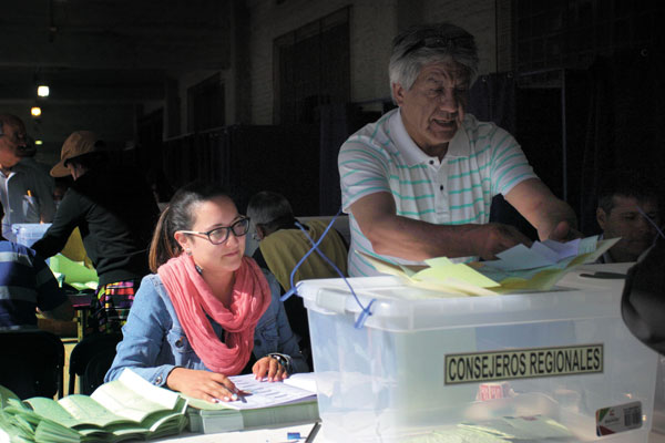 <p>Renovación Nacional se impone en las elecciones de los consejeros regionales</p>
