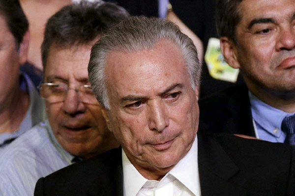 <p>Temer no apoyará al candidato presidencial de partido aliado</p>
