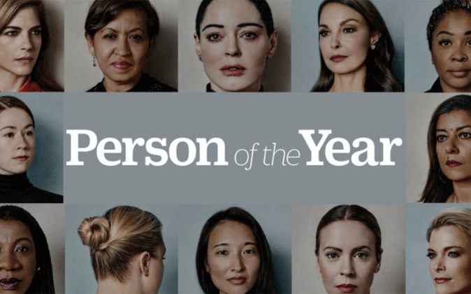 <p>El movimiento #MeToo, 'persona del año' para Time</p>