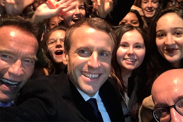 Emmanuel Macron felicita a Piñera por su victoria y le habla de Venezuela