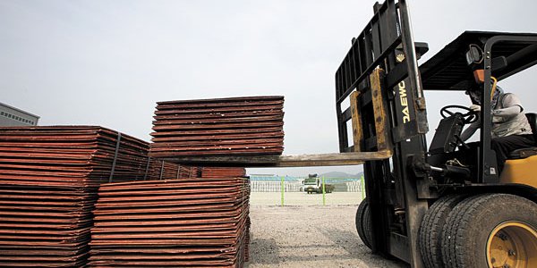 La volatilidad se tomó el precio del cobre en la primera semana de 2018