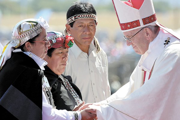 Papa Francisco en La Araucanía: “La violencia vuelve mentirosa la causa más justa”