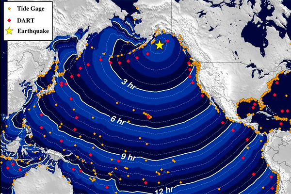 Alerta de tsunami en el Pacífico por terremoto de 8,2 grados en Alaska