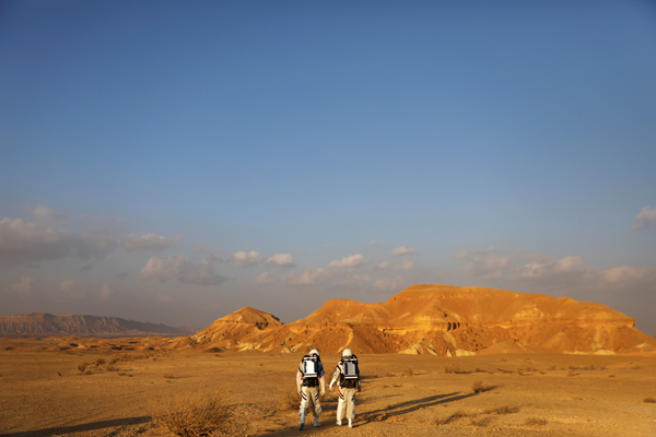 Científicos completan misión simulada de Marte en el desierto de Negev, en Israel