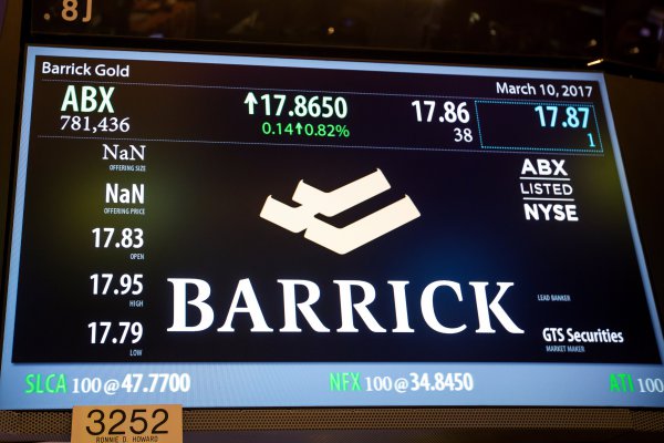 Planes de Barrick incluyen una producción superior a las 4 millones de onzas anuales