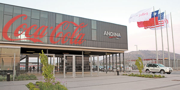 Ganancias de Embotelladora Andina se incrementaron un 30% en 2017