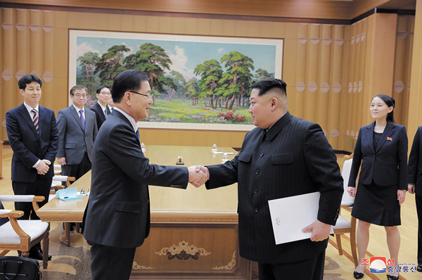 Encuentro histórico en Pyongyang