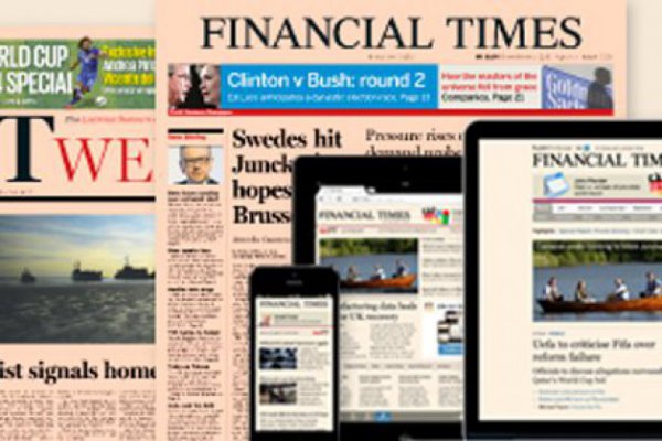 <p>Financial Times destacado como el diario del año en los Premios de la Prensa Británica</p>