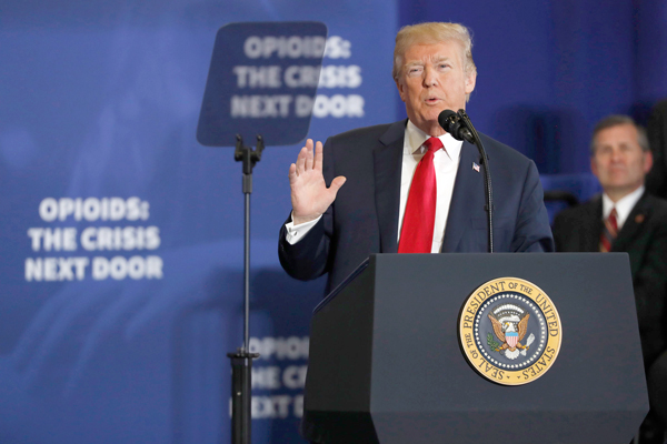 Trump propone pena de muerte para traficantes de drogas