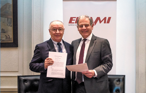 Enami firma acuerdo para concretar entrada a negocio del litio
