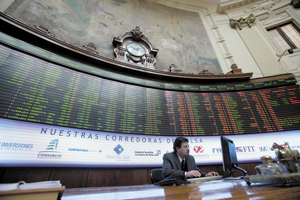 Montos transados en bolsa en primer trimestre, los más altos en 7 años