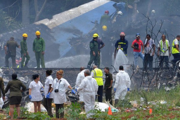 Tres supervivientes en un vuelo estrellado en La Habana