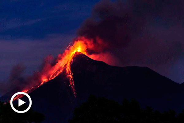 Erupción de volcán en Guatemala deja 25 muertos y más de 40 heridos