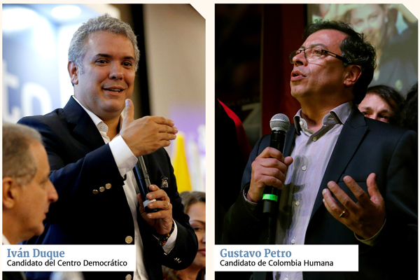 Recta final en Colombia: uribista Duque podría ser el presidente más joven en la historia del país