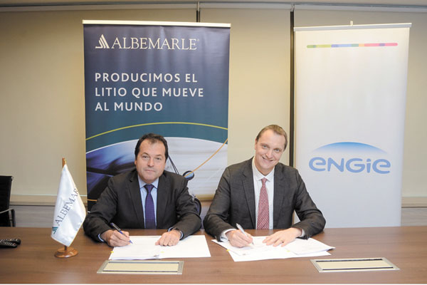 Engie y Albemarle firman acuerdo de suministro