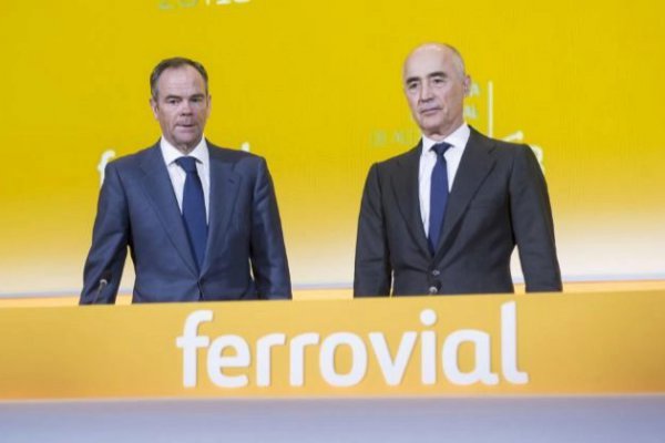 Íñigo Meirás, consejero delegado de Ferrovial, junto con Rafael del Pino, presidente de la compañía. José Luis Pindado (Expansión)