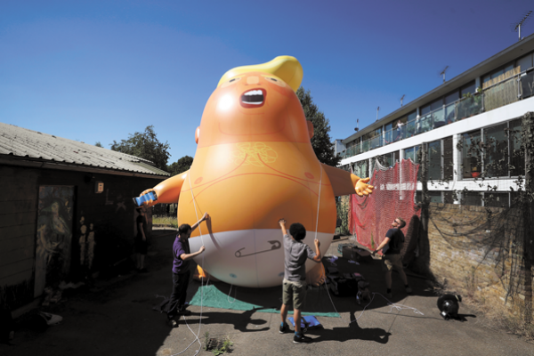Trump evitaría pasar por Londres en visita al Reino Unido para evitar las protestas