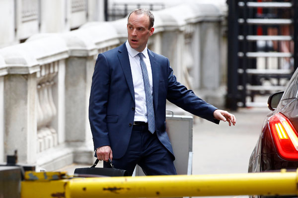 Dominic Raab. Reuters