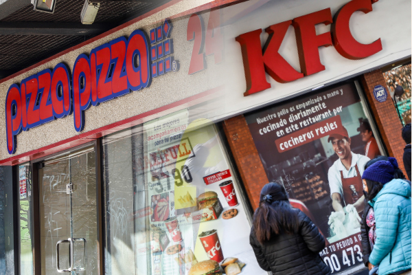 Matriz de KFC en Chile y cadena PizzaPizza en proceso de negociación de venta