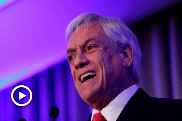 Piñera culpa a gobierno de Bachelet por recorte en la nota de Chile que aplicó Moody´s
