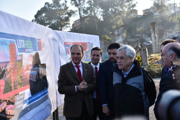 Piñera anuncia primer proyecto de viviendas sociales en Lota en una década