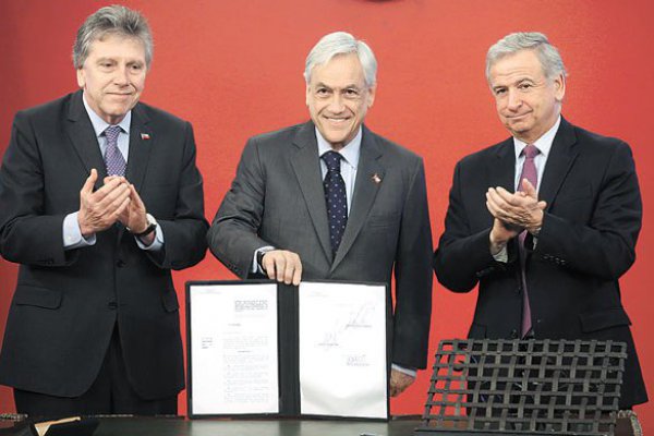 Piñera activa cambio legal para dejar atrás el financiamiento de las FFAA con ventas de cobre