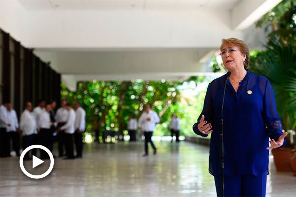 Piñera felicita y desea éxito a Bachelet como Comisionada de Derechos Humanos en la ONU