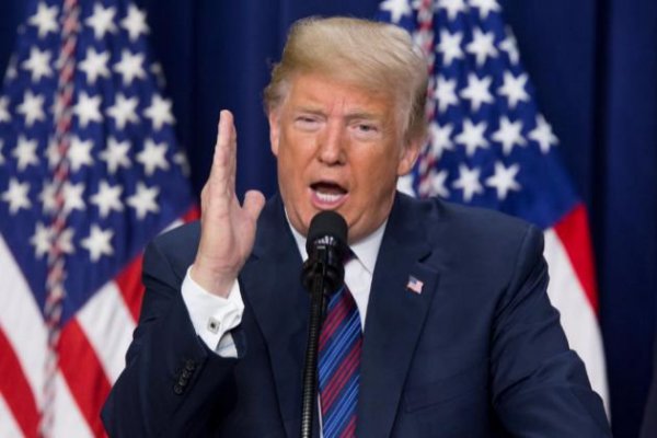 <p>Trump y Merkel abogan por mejorar relaciones comerciales entre EEUU y la UE</p>
