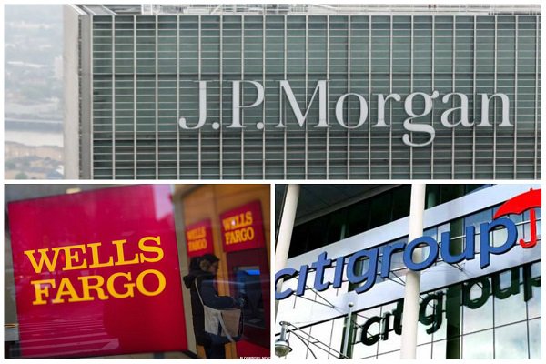 <p>JPMorgan, Citi y Wells Fargo reportan ganancias mayores a las esperadas</p>