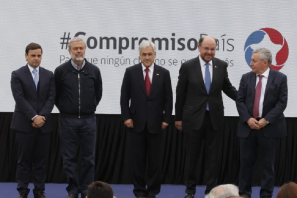 Presidente Sebastián Piñera anuncia "Compromiso País" para sacar adelante Mapa de la Vulnerabilidad