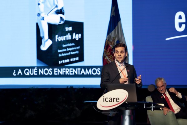 Presidente de la Confederación de la Producción y del Comercio (CPC), Alfonso Swett, en Enade 2018 (Foto de Rodolfo Jara).