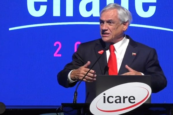 Piñera se refiere en Enade a los problemas en La Araucanía: "No seremos capaces de resolverlos todos"