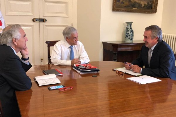 Piñera se reúne con el nuevo intendente de La Araucanía y le pide "combatir delincuencia y el terrorismo dentro de la ley”