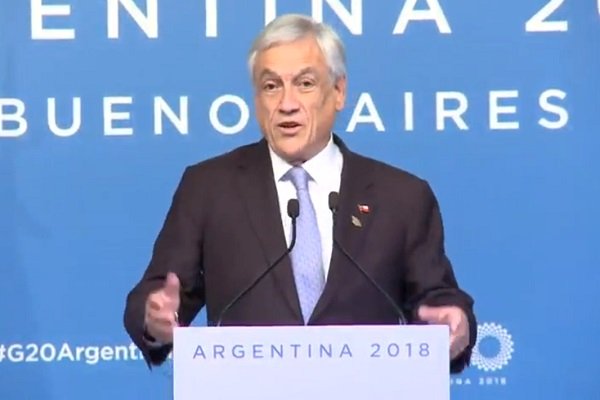 Piñera en cumbre G20: "Espero que antes que termine esta cumbre logremos buenos acuerdos para el mundo"
