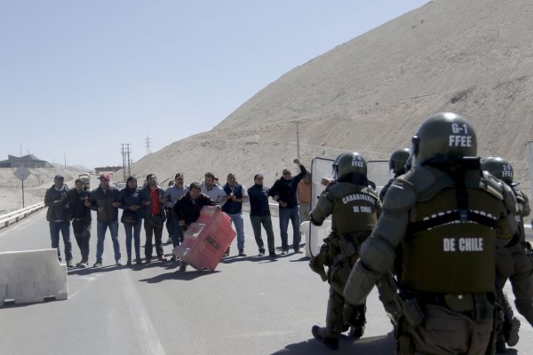 Dirigentes movilizados en Chuquicamata son desalojados y operación vuelve a la normalidad