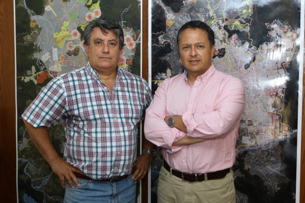 Los fundadores de Urbano Proyectos: Iván Muñoz, CEO, y Andrés Villaseca, director ejecutivo.