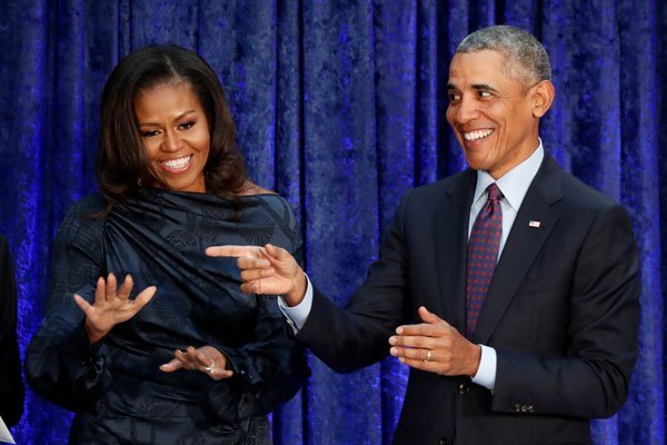 Barack y Michelle Obama superan a los Trump como los más admirados en EEUUU