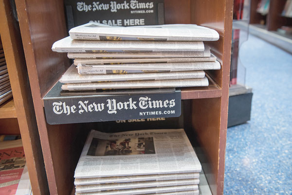New York Times se dispara en bolsa gracias a suscripciones digitales