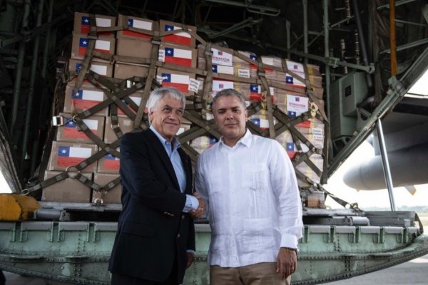 Piñera al llegar a Cúcuta: "El único camino es tener elecciones lo antes posible"