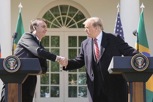 Trump promete apoyar entrada de Brasil a la OCDE y lo podría designar “aliado no-OTAN”