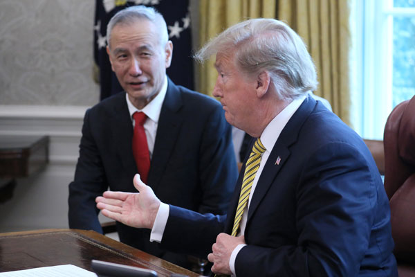 Trump reporta “rápido progreso” en negociación