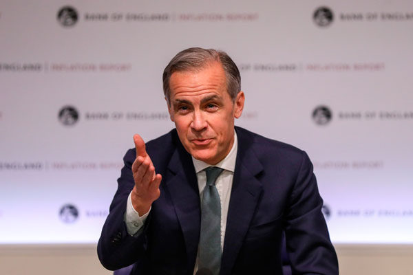 Banco de Inglaterra congela tasas, pero eleva previsiones para el Reino Unido a pesar del Brexit