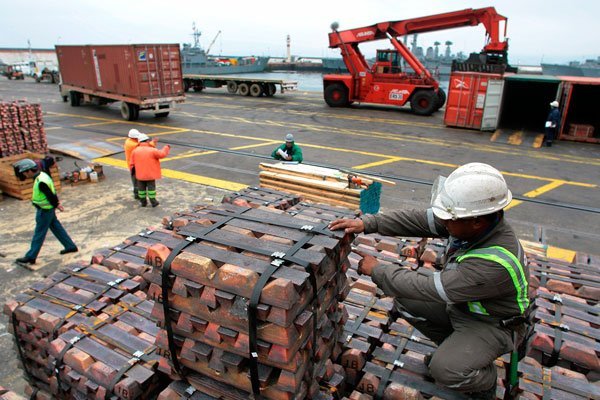 Cobre: posiciones especulativas en números rojos