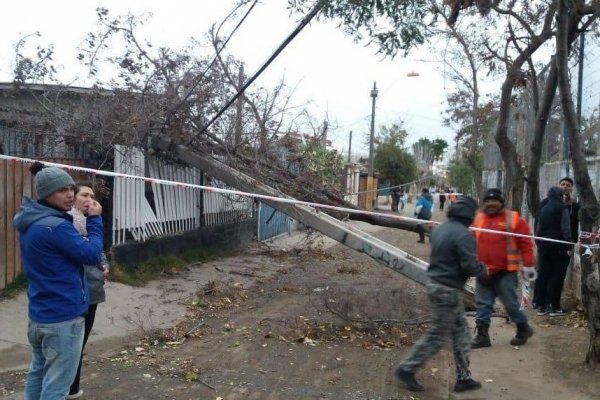 Ráfagas de 80 km por hora generan apagón que afecta 238 mil clientes en Santiago