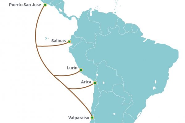 Telefónica y América Móvil despliegan cable submarino en el Pacífico que conectará a varios países, entre ellos Chile