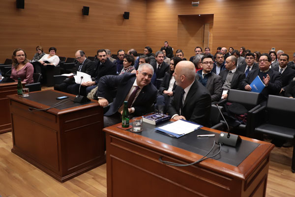 La audiencia de ayer se extendió por casi cuatro horas. / Foto: Rodolfo jara