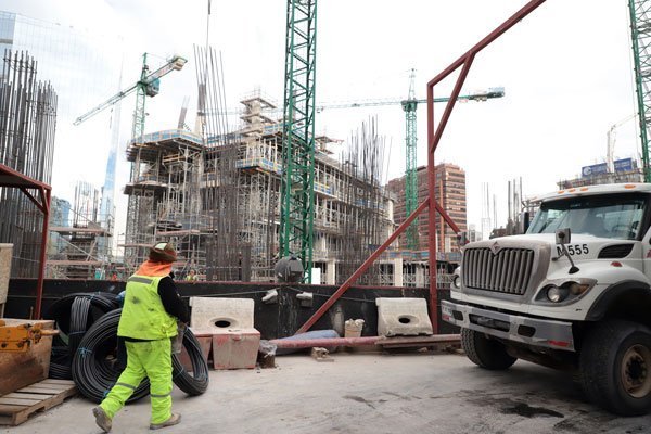 Un repunte de trece puntos se observó en el sector de la construcción sobre la economía.